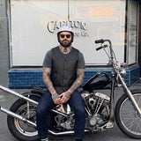 Bronco - Men's Premium Leather Motorcycle Vest