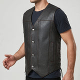 Buffalo - Mens Premium Leather Vest