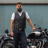 Blackhills - Men's Motorcycle Leather Vest
