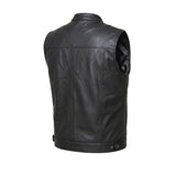 Clubman - Men's SOA Club Style leather Motorcycle Vest