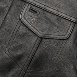 Clubman - Men's SOA Club Style leather Motorcycle Vest