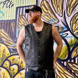 Cattleman - Mens Premium Leather Vest