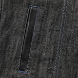 Cobalt - Men's Leather/Denim Club Style Motorcycle Vest