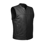 Commando - Men's SOA Style Club Leather Motorcycle Vest