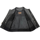 Commando - Men's SOA Style Club Leather Motorcycle Vest