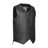 El Paso - Men's Motorcycle Leather Vest