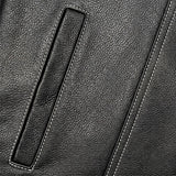 Freedom - Men's USA Flag Liner Leather Motorcycle Vest