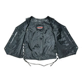 Sierra - Women's Premium Leather Motorcycle Vest