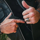 Iron Rider - Men's SOA Club Style Leather Motorcycle Vest