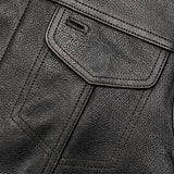 Iron Rider - Men's SOA Club Style Leather Motorcycle Vest