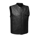 Iron Rider - Men's SOA Club Style Leather Motorcycle Vest