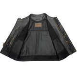 Iron Rider - Men's SOA Club Style Leather Motorcycle Vest