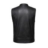 Iron Rider - Men's SOA Club Style Leather Motorcycle Vest