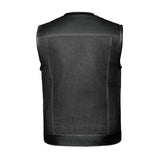 Lawless – Men’s Denim and Leather Club Vest