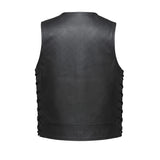 Madrid - Men's Premium Leather Motorcycle Vest