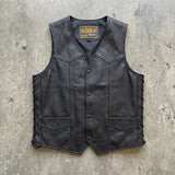 Madrid - Men's Premium Leather Motorcycle Vest
