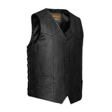 Madrid - Men's Premium Leather Motorcycle Vest