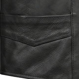 Madrid - Men's Premium Leather Motorcycle Vest