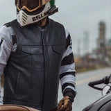 Red river - Men's Premium Leather Motorcycle Vest