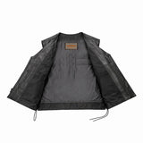Mojave - Mens Ultra Leather Motorcycle Vest