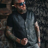 Rancher - Men's Ultra Leather Motorcycle Vest