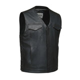 Red river - Men's Premium Leather Motorcycle Vest
