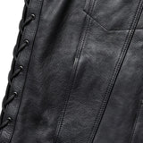 Red river - Men's Premium Leather Motorcycle Vest
