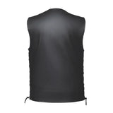 Rifleman - Men's Premium Leather Motorcycle Vest
