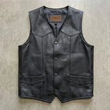 Ruidoso - Men's Premium Leather Motorcycle Vest