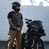 Ruidoso - Men's Premium Leather Motorcycle Vest
