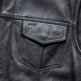 Rushmore - Men's SOA Club Style Leather Motorcycle Vest