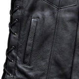Rushmore - Men's SOA Club Style Leather Motorcycle Vest