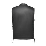 Rushmore - Men's SOA Club Style Leather Motorcycle Vest