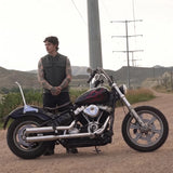 Rushmore - Men's SOA Club Style Leather Motorcycle Vest