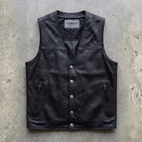 Santa Fe - Men's Premium Leather Motorcycle Vest