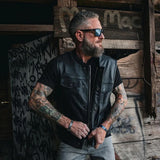 Sturgis - Men's SOA Club Style Leather Motorcycle Vest