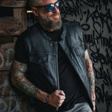 Sturgis - Men's SOA Club Style Leather Motorcycle Vest