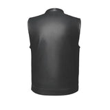 Texan - Men's Texas Flag Club Style Leather Motorcycle Vest