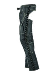 Women's Gray Stylish Lightweight Hip Set Chaps
