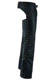 Women's Stylish Lightweight Hip Set Chaps in Lightweight Drum D