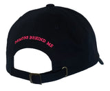 Women's PINK bow Embroidered Adjustable Cap