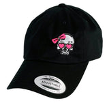 Women's PINK bow Embroidered Adjustable Cap