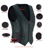 Women's Stylish Lightweight Zipper Front Vest
