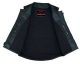 Men's Updated Perforated SWAT Team Style Vest - Black