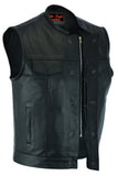 Trailson - Men's Motorcycle Leather Vest