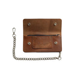 LARGE TRUCKER - Vegetable Tanned Leather Wallet