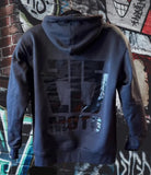 Blackout Zip-Up Armored Hoodie