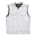 Bishop - Men's Leather Motorcycle Vest - Limited Edition