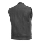 Blaster Men's Leather Motorcycle Vest