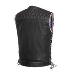 Captain Men's Motorcycle Leather Vest